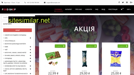 foodshop.com.ua alternative sites