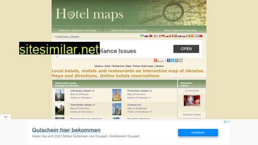 hotelmaps.com.ua alternative sites