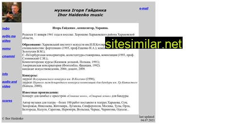 ihaidenko.inf.ua alternative sites