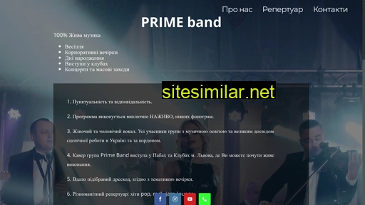 Primeband similar sites