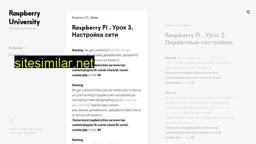 Raspberry similar sites