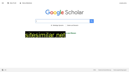 Scholar similar sites
