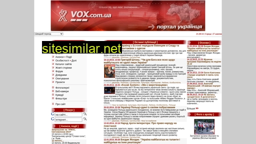 vox.com.ua alternative sites