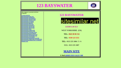 123bayswater.co.uk alternative sites