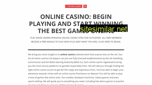 1-online-casino.co.uk alternative sites