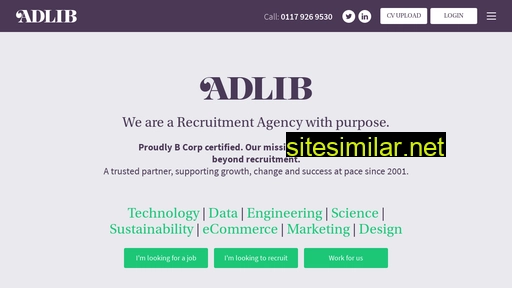adlib-recruitment.co.uk alternative sites