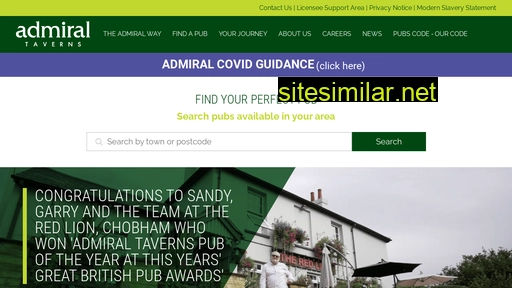 admiraltaverns.co.uk alternative sites