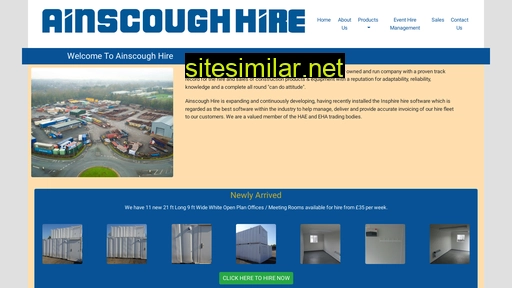 ainscoughhire.co.uk alternative sites