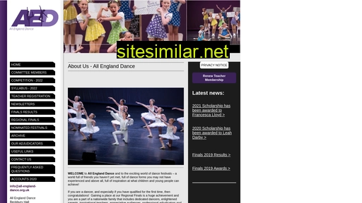 all-england-dance.org.uk alternative sites