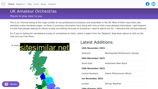 Amateurorchestras similar sites