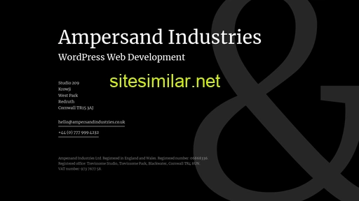 ampersandindustries.co.uk alternative sites