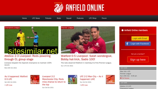 Anfield-online similar sites