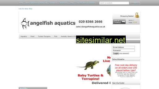 angelfishaquatics.co.uk alternative sites