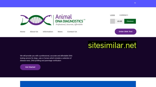 Animaldnadiagnostics similar sites