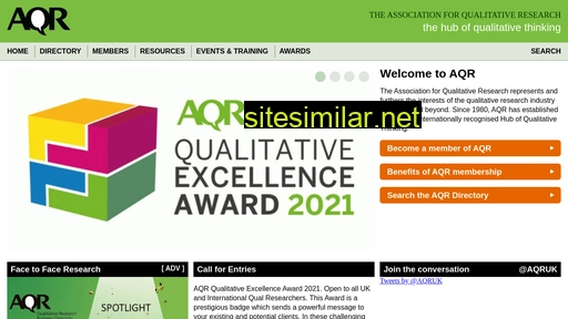 aqr.org.uk alternative sites