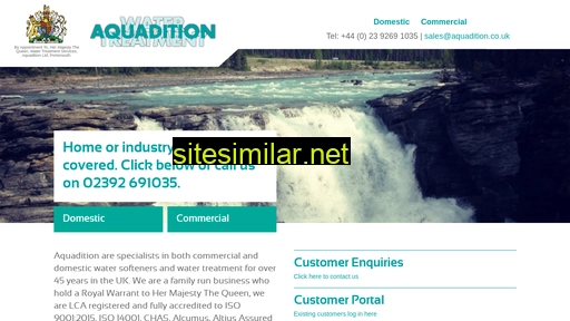 aquadition.co.uk alternative sites