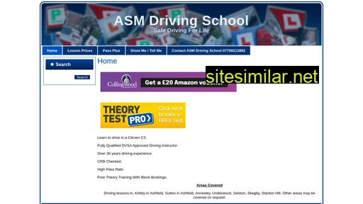 asmdrivingschool.co.uk alternative sites