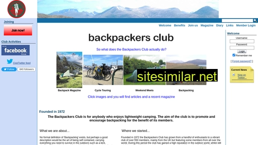 backpackersclub.co.uk alternative sites