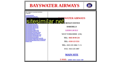 bayswaterairways.co.uk alternative sites