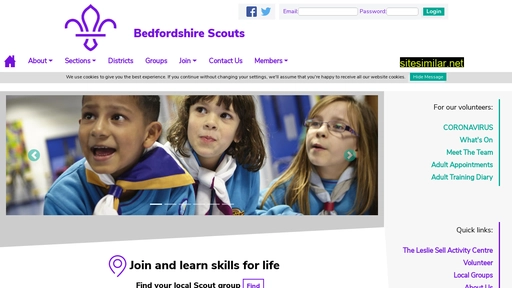 bedfordshirescouts.org.uk alternative sites