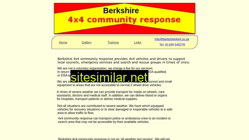 berkshire4x4communityresponse.co.uk alternative sites