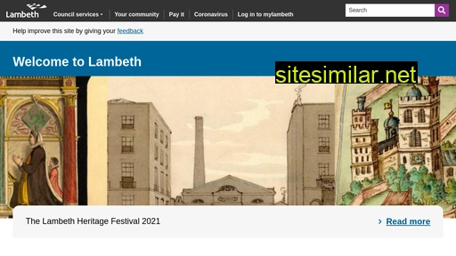 beta.lambeth.gov.uk alternative sites