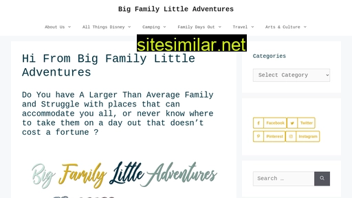 bigfamilylittleadventures.co.uk alternative sites