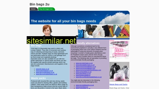 binbags2u.co.uk alternative sites