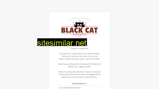 blackcatbakery.uk alternative sites