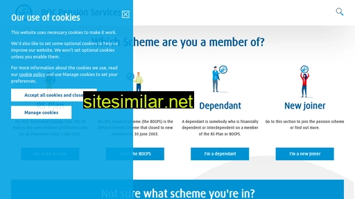 Bocpensions similar sites