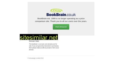 bookbrain.co.uk alternative sites