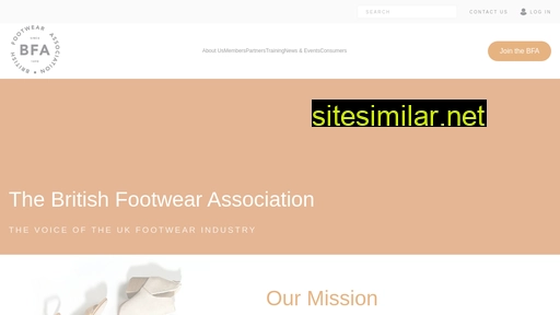 Britishfootwearassociation similar sites