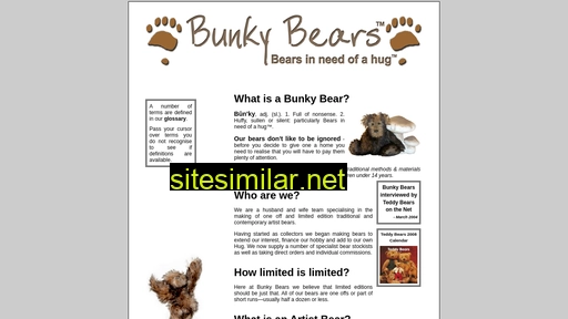bunkybears.co.uk alternative sites