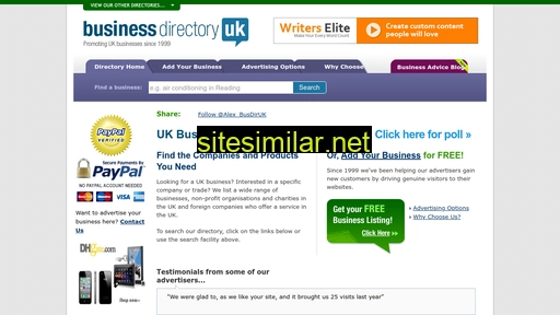 business-directory-uk.co.uk alternative sites