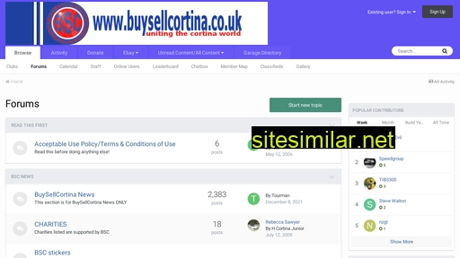 buysellcortina.co.uk alternative sites