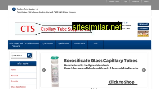 capillarytubes.co.uk alternative sites
