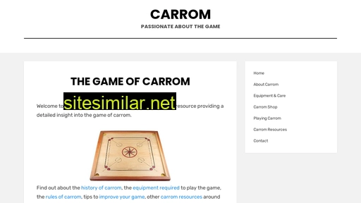 carrom.co.uk alternative sites