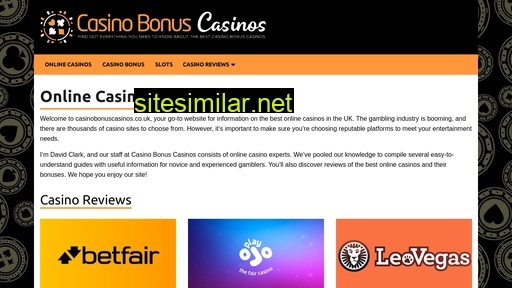Casinobonuscasinos similar sites
