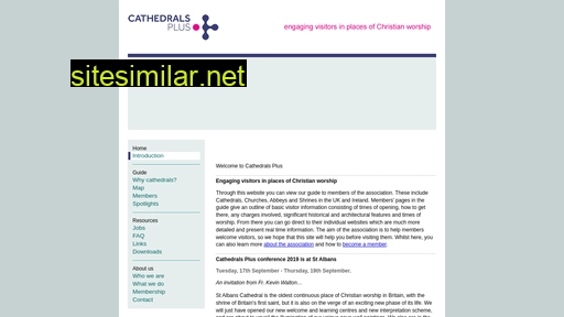 cathedralsplus.org.uk alternative sites