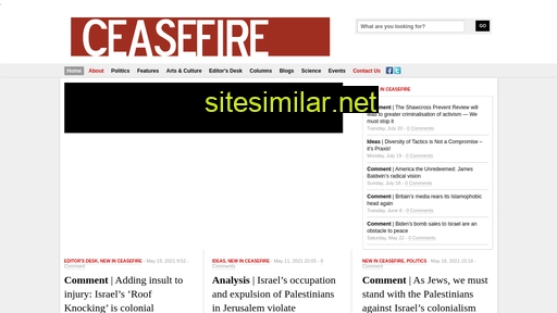 ceasefiremagazine.co.uk alternative sites