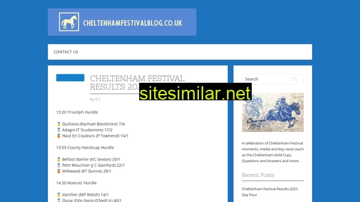 Cheltenhamfestivalblog similar sites