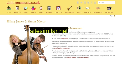 childrensmusic.co.uk alternative sites