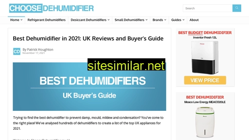 choosedehumidifier.co.uk alternative sites