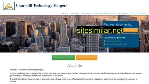 churchill-technology-mergers.co.uk alternative sites