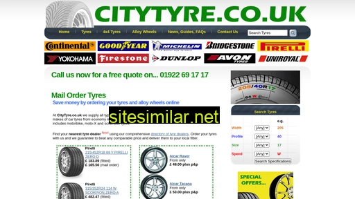 citytyre.co.uk alternative sites