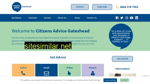 citizensadvicegateshead.org.uk alternative sites