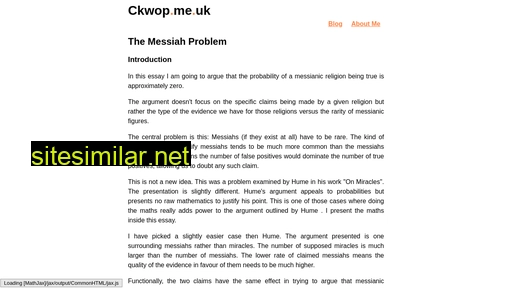 ckwop.me.uk alternative sites