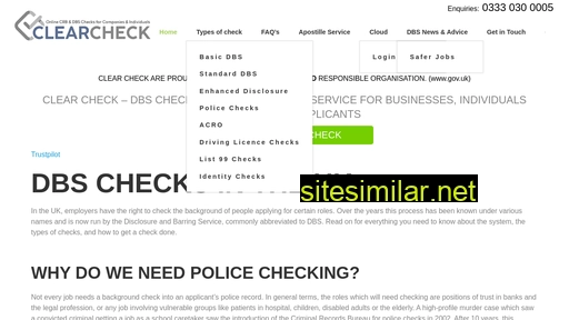 clearcheck.co.uk alternative sites