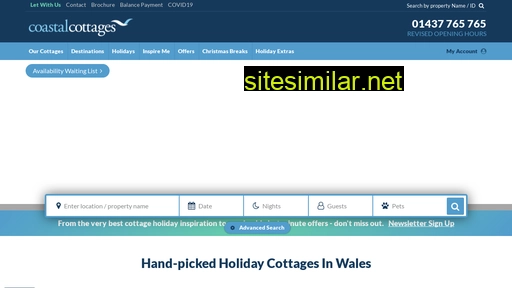 coastalcottages.co.uk alternative sites