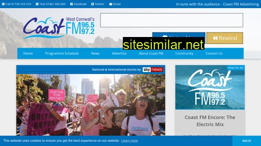 coastfm.co.uk alternative sites